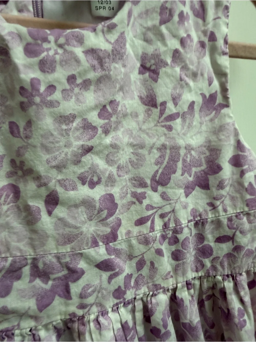 Baby GAP Girls 5 Lilac Purple Floral Sleeveless Party Dress